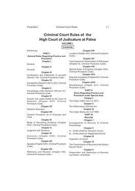 Criminal Court Rules [ 1