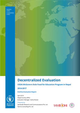 Decentralized Evaluation for Evaluation Evidence Decentralized