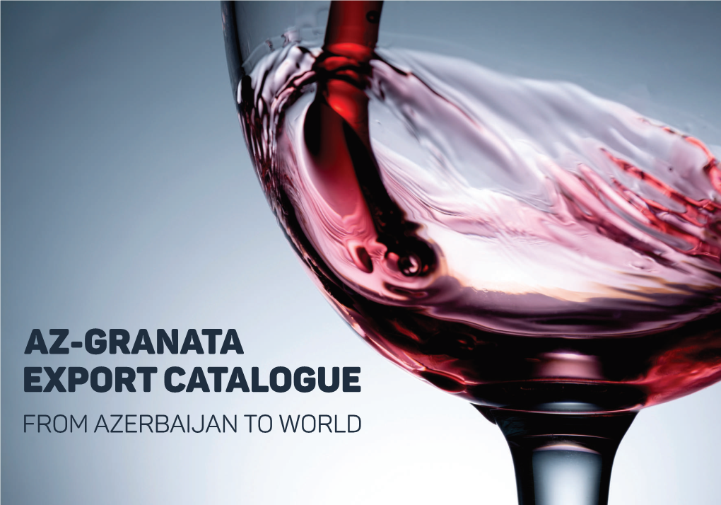 Az-Granata Export Catalogue Alcohol V4