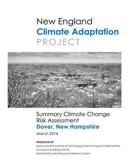 New England Climate Adaptation PROJECT