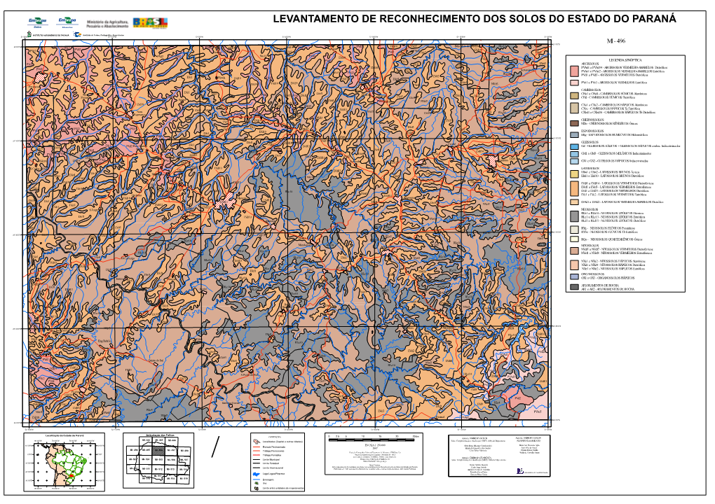 Levantamento De Reconhecimento Dos Solos Do Estado Do Paraná