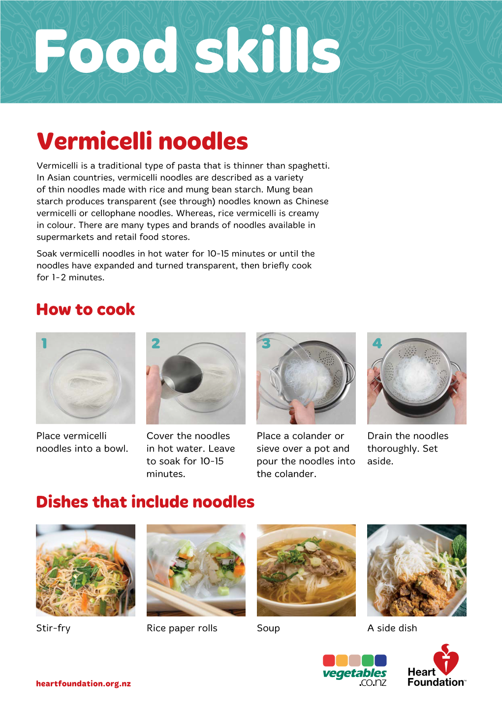 Vermicelli Noodles Vermicelli Is a Traditional Type of Pasta That Is Thinner Than Spaghetti