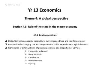 Yr 13 Economics