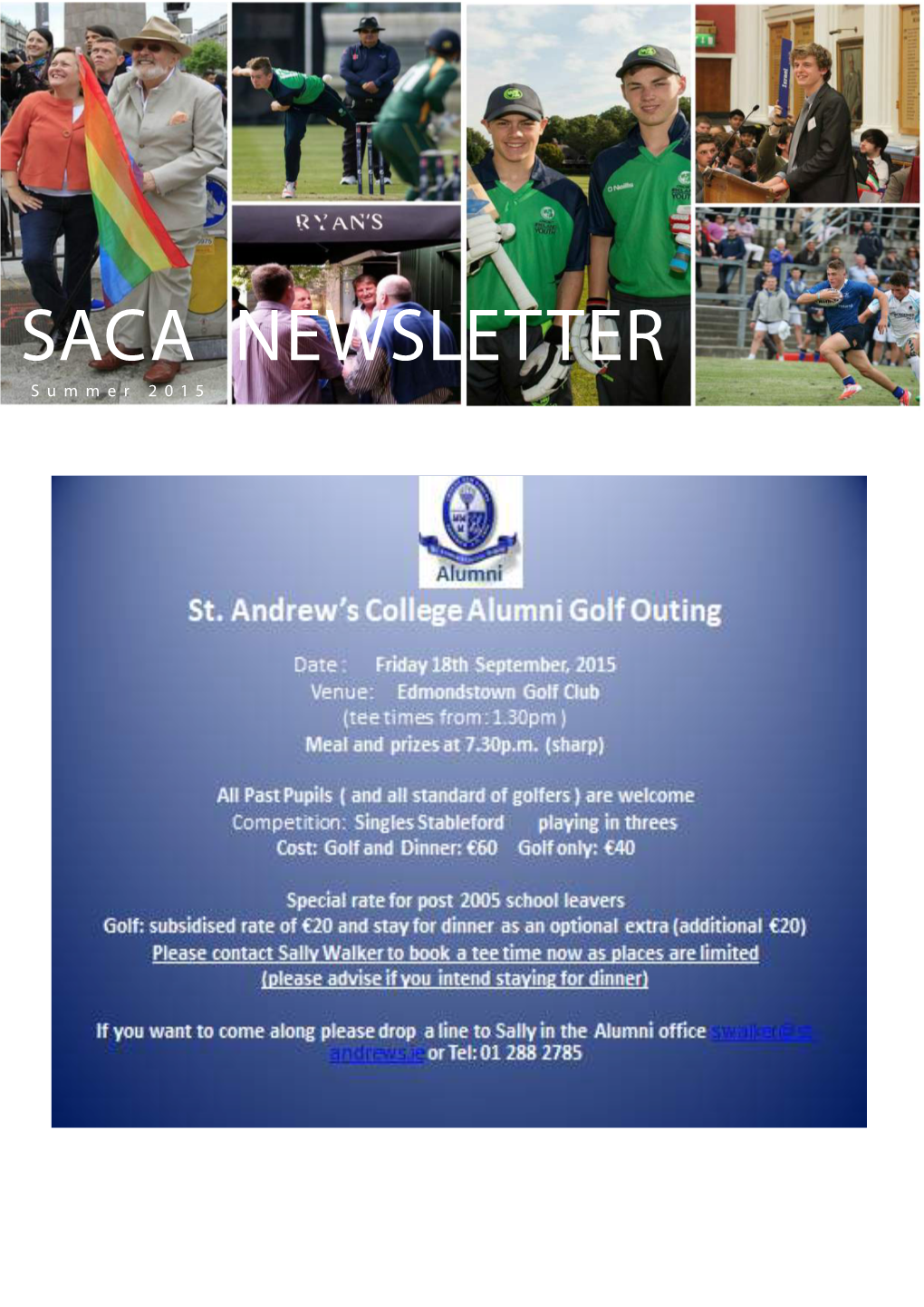 Saca Newsletter