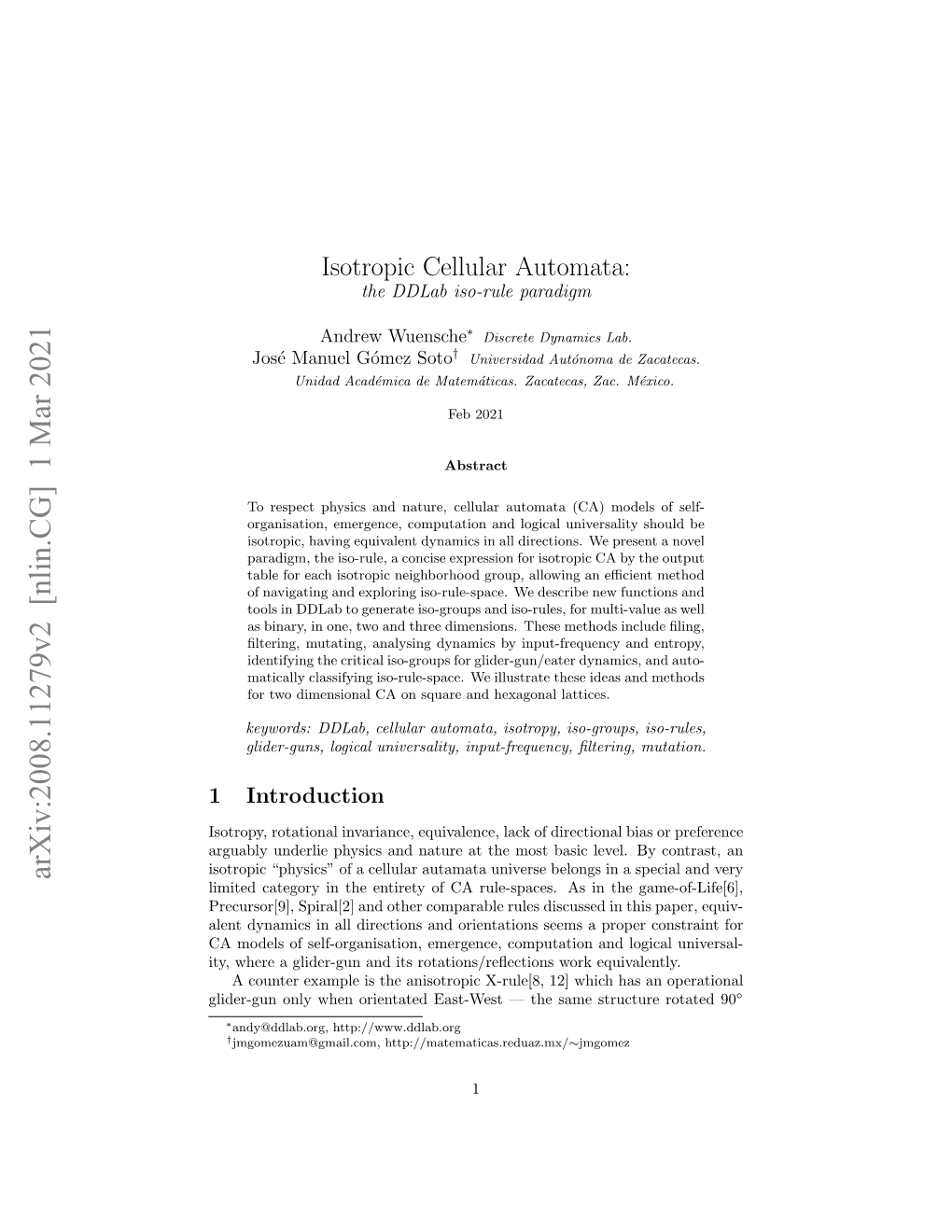 Arxiv:2008.11279V2 [Nlin.CG] 1 Mar 2021 Limited Category in the Entirety of CA Rule-Spaces