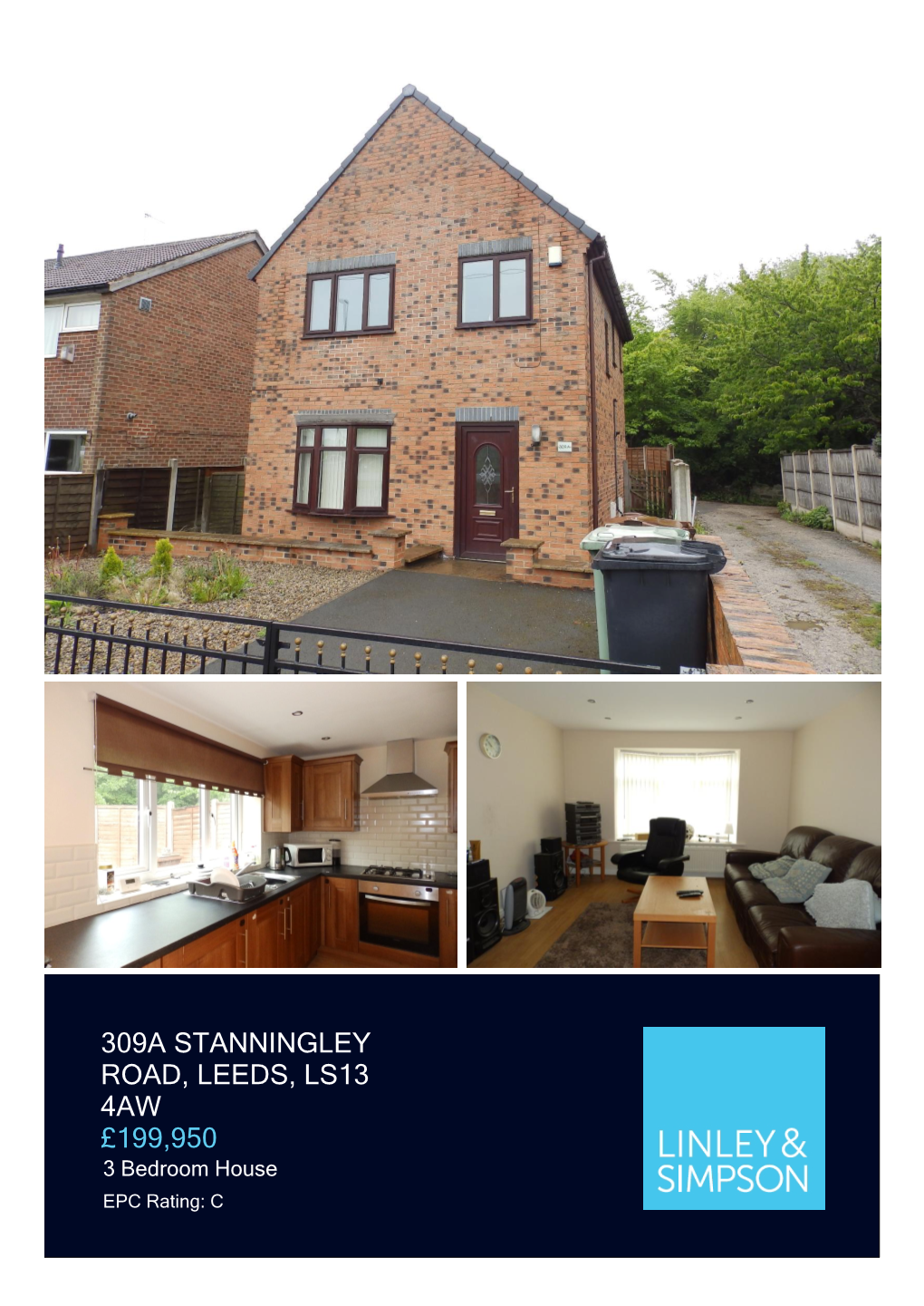 309A Stanningley Road, Leeds, Ls13 4Aw £199,950