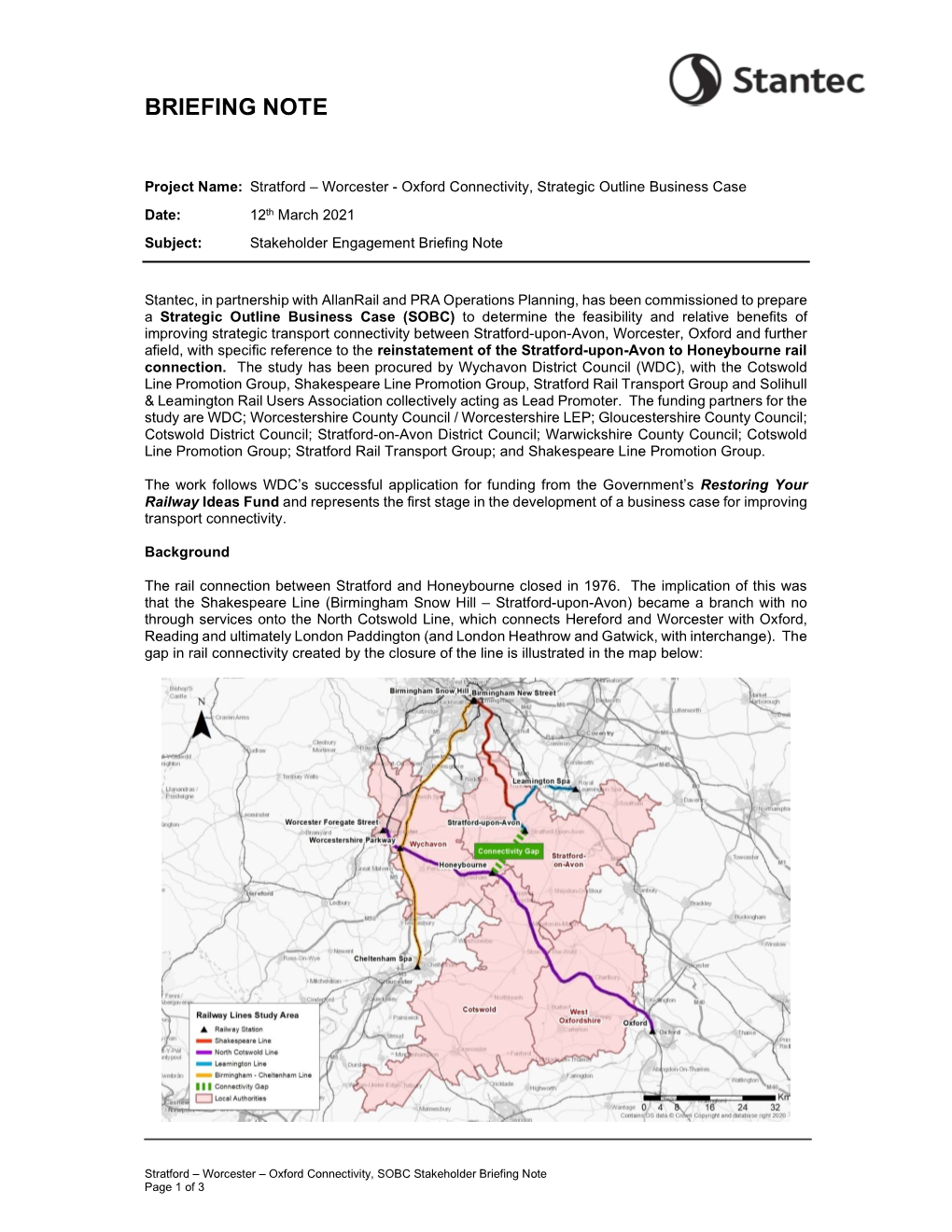 Stakeholder Engagement Briefing Note