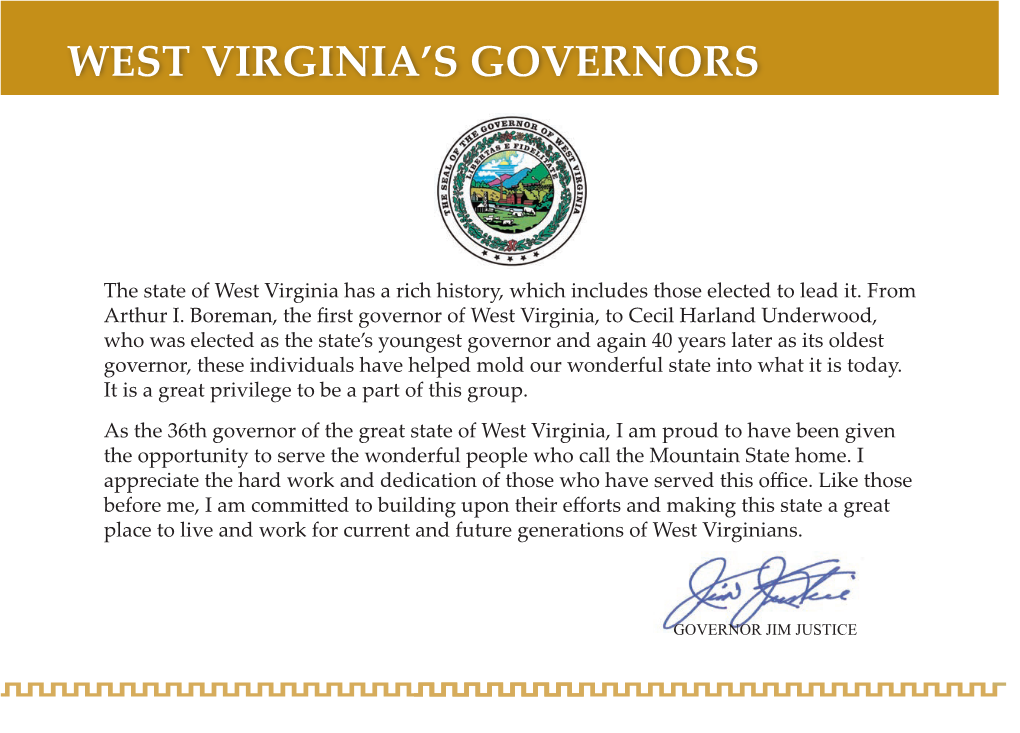 West Virginia's Governors