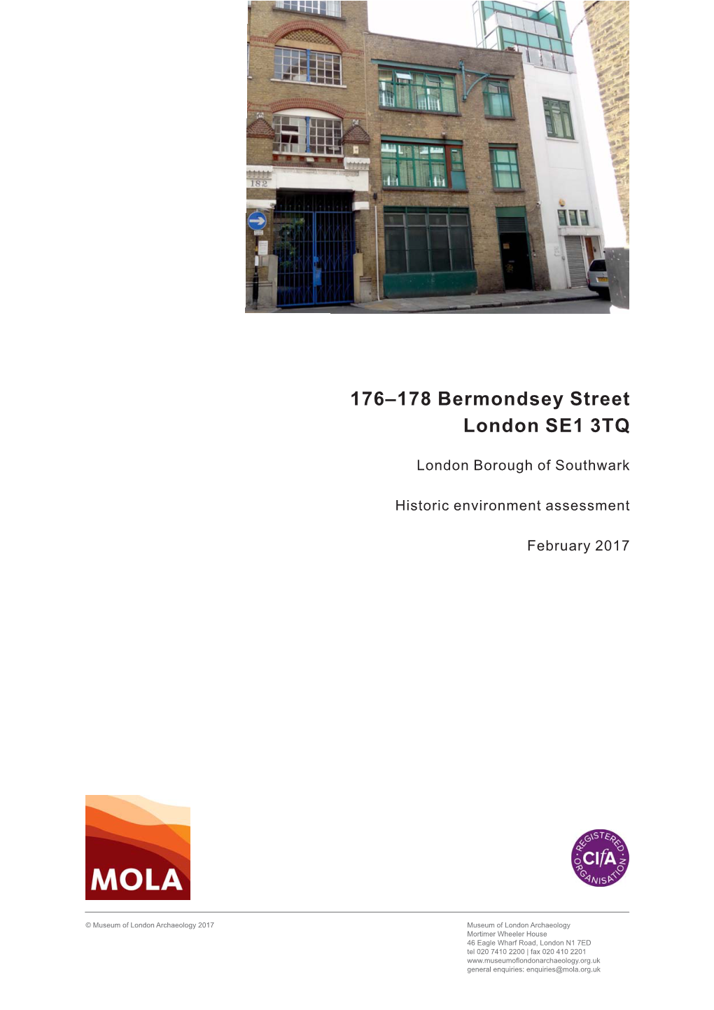 176–178 Bermondsey Street London SE1 3TQ