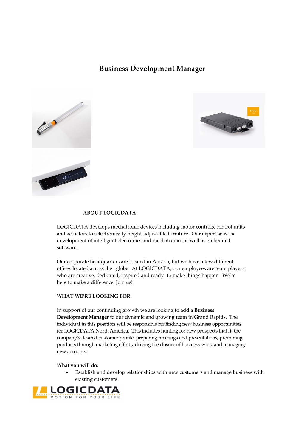 Business Development Manager