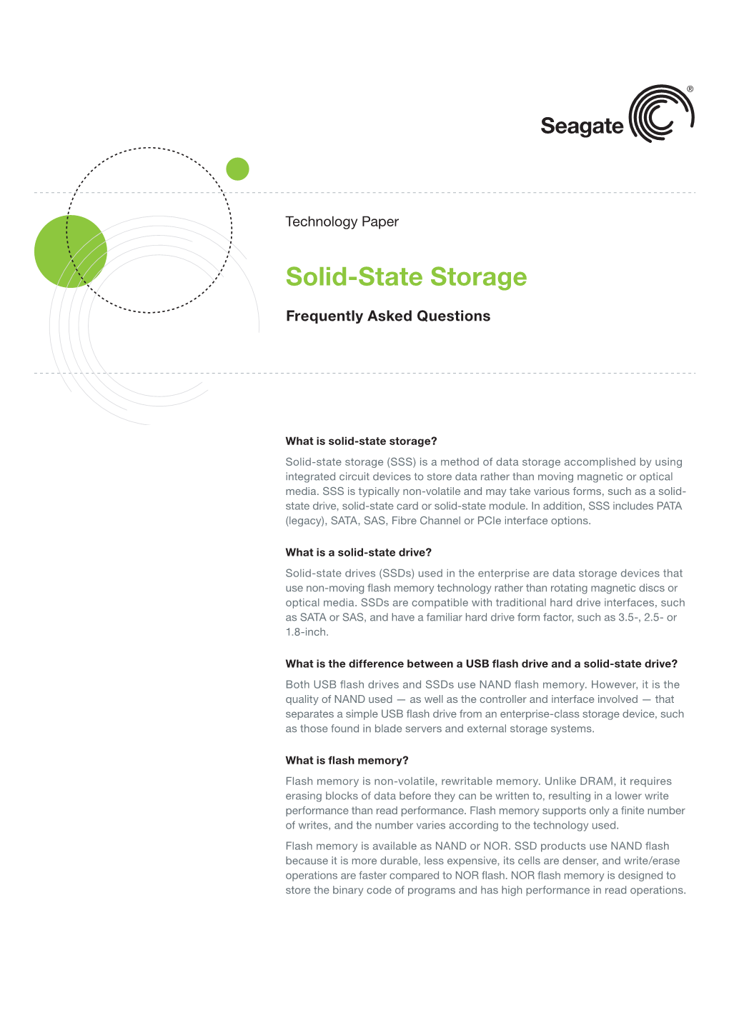 Solid-State Storage