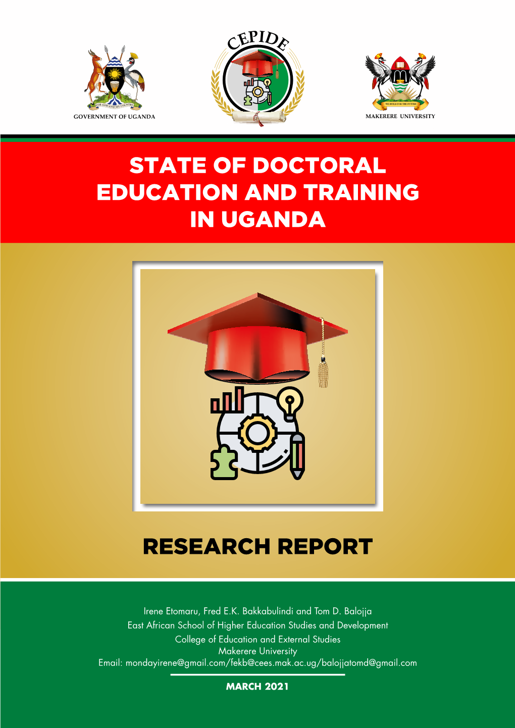 State of Doctoral Education and Training in Uganda