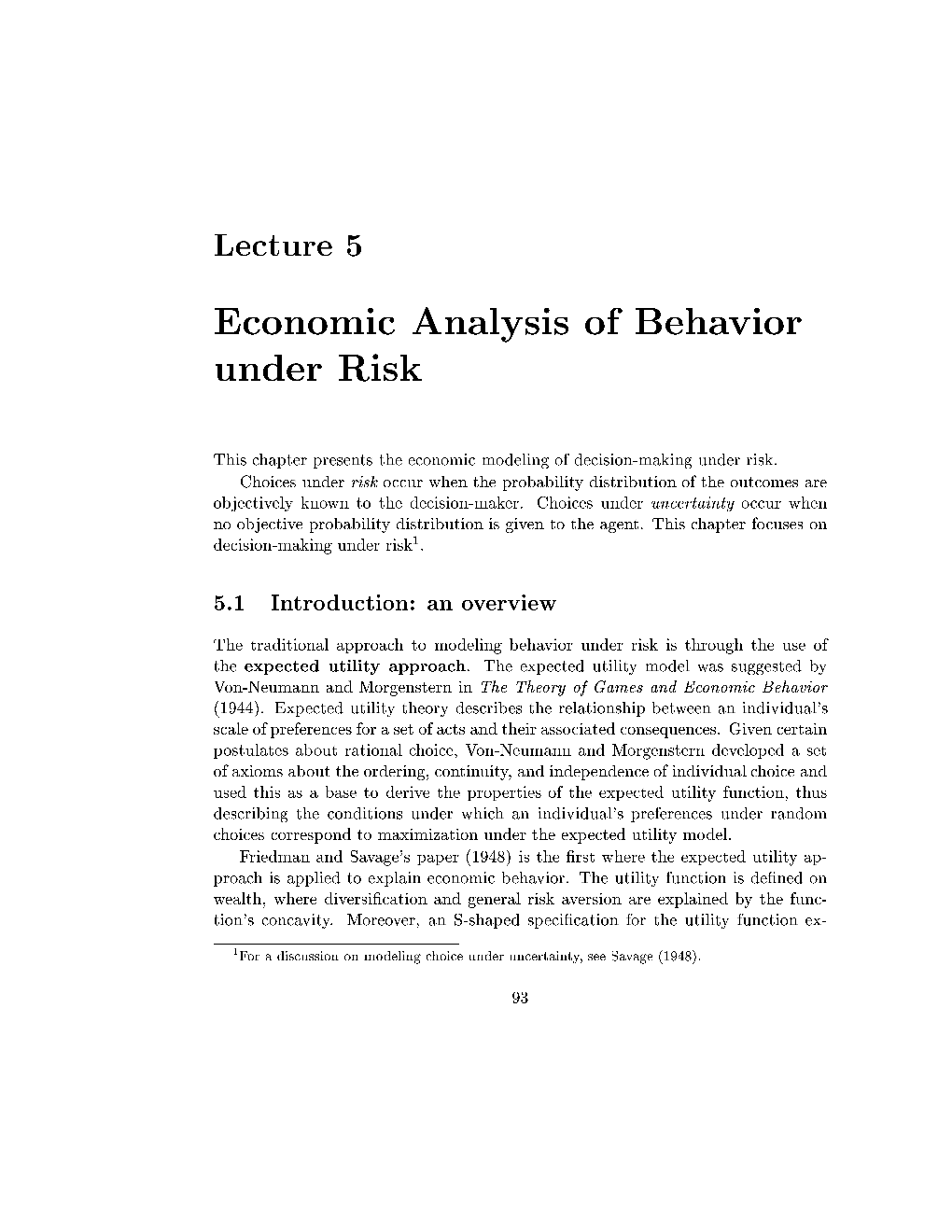 Risk Analysis Are Discussed B Elow