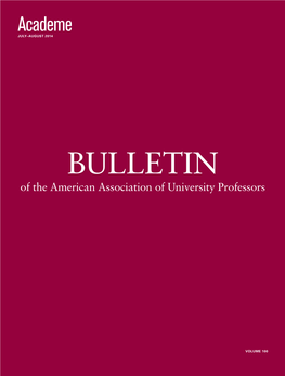 BULLETIN of the American Association of University Professors