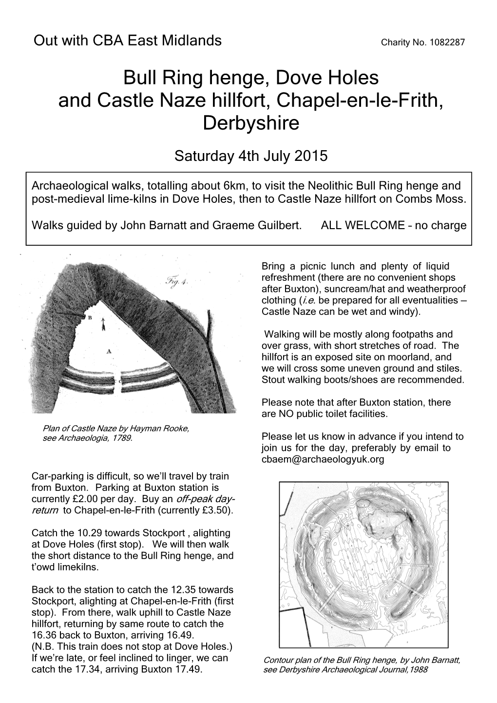 Bull Ring Henge, Dove Holes and Castle Naze Hillfort, Chapel-En-Le-Frith, Derbyshire