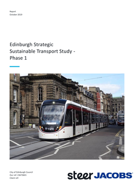 Edinburgh Strategic Sustainable Transport Study - Phase 1