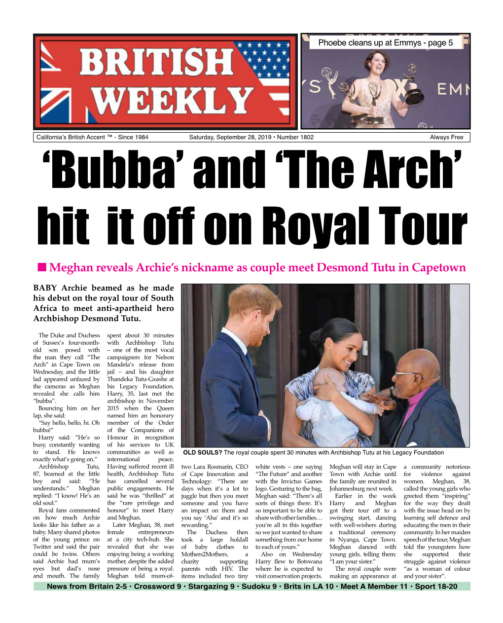 'Bubba' and 'The Arch' Hit It Off on Royal Tour