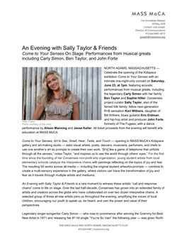 An Evening with Sally Taylor & Friends