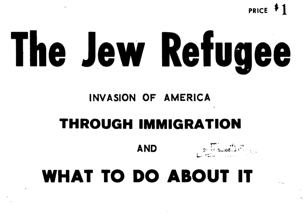 The Jew Refugee