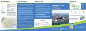 Toronto and Region Watersheds Report Card 2013