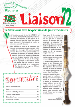 LIAISON72 MARS 2021-4P-N77-PRINT.Qxp Mise En Page 1 05/03/2021 15:58 Page 1