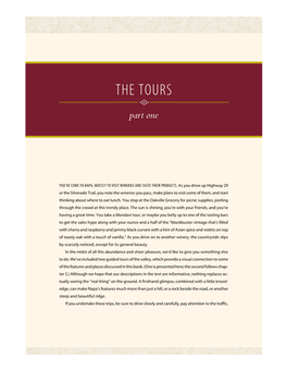THE TOURS F Part One