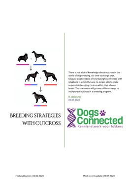 Breeding Strategies with Outcross