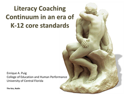 Literacy Coaching Continuum in an Era of K-12 Core Standards
