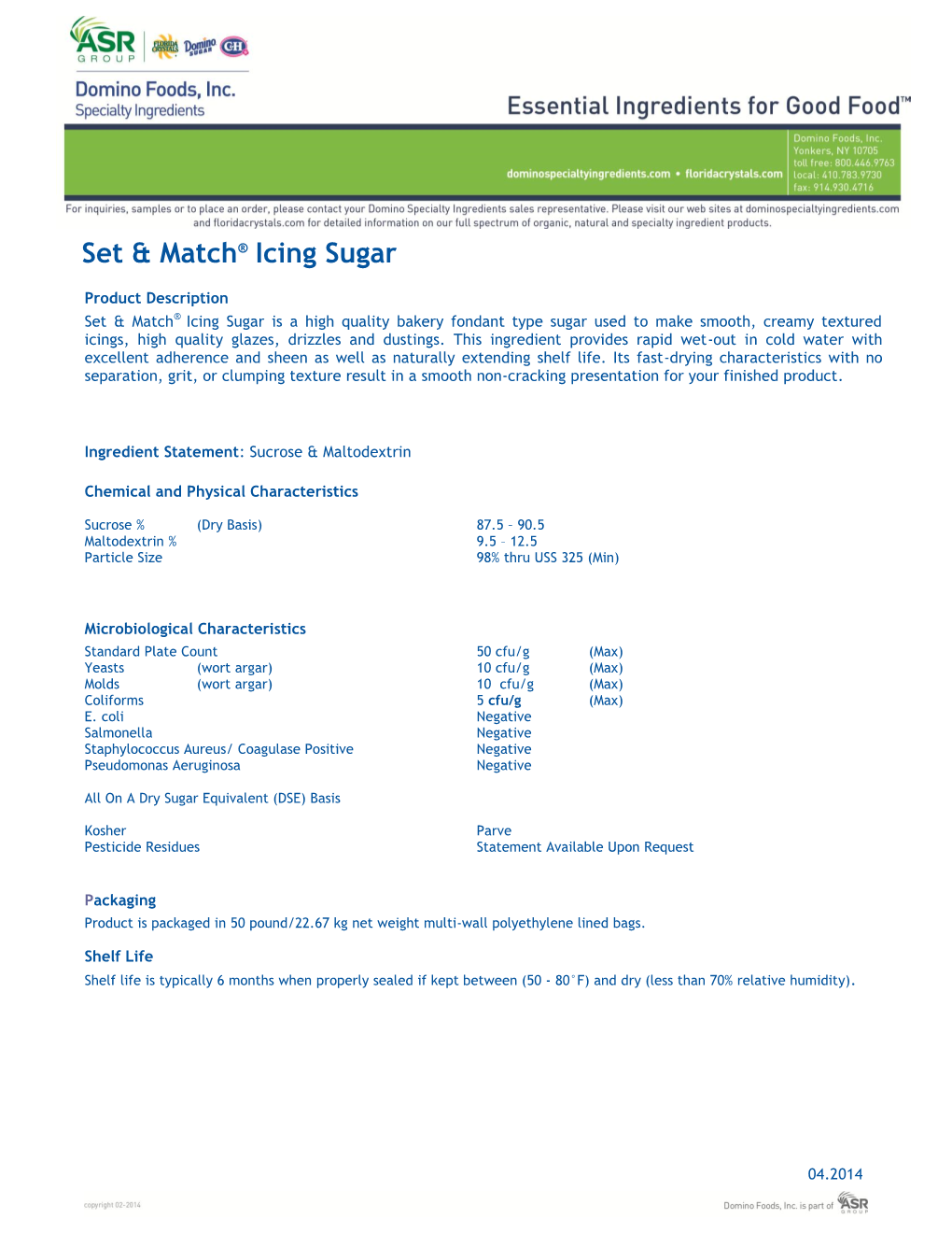 Set & Match® Icing Sugar