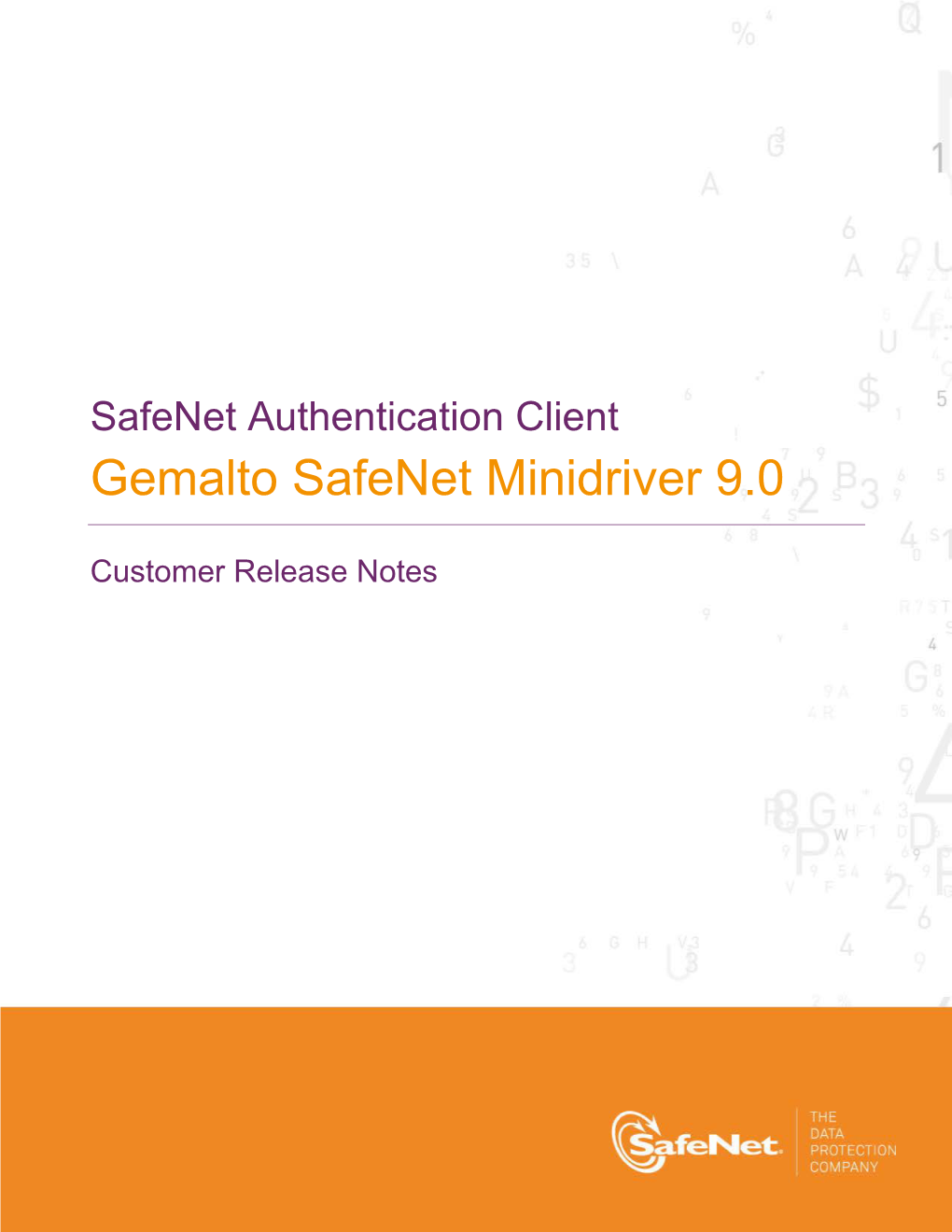 Gemalto Safenet Minidriver 9.0
