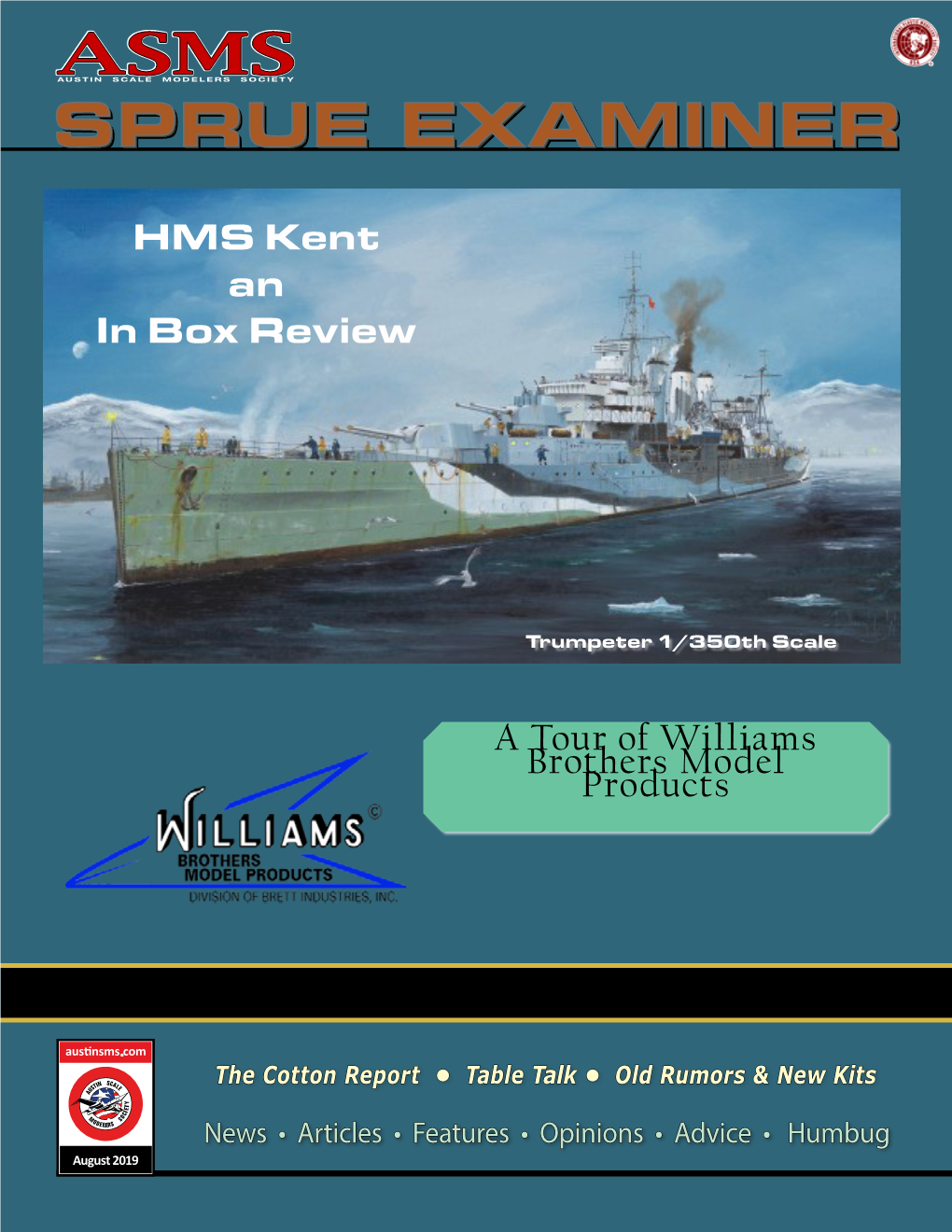 HMS Kent an in Box Review a Tour of Williams Brothers Model Products