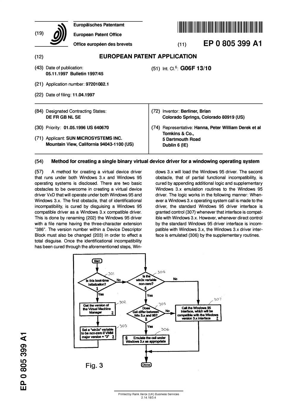 Method for Creating a Single Binary Virtual Device Driver for a Windowing Operating System