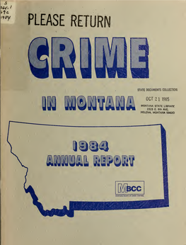 Crime in Montana