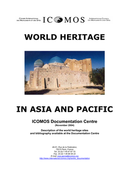 World Heritage in Asia and Pacific