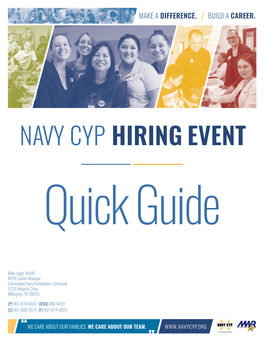 NAVY CYP HIRING EVENT Quick Guide