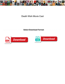 Death Wish Movie Cast
