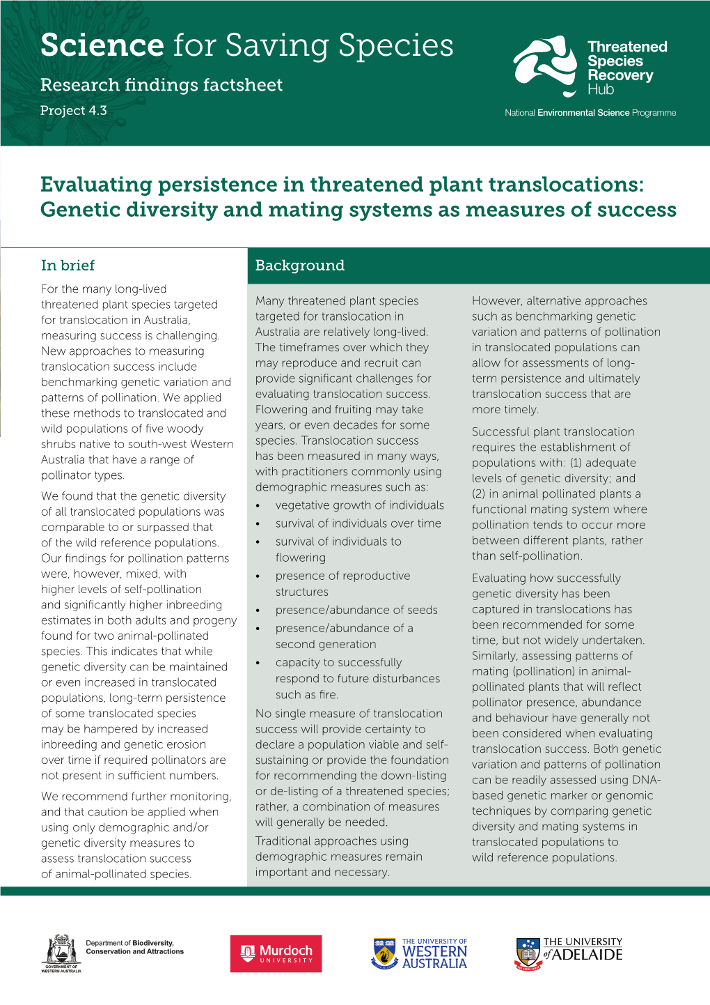 4-3-Evaluating-Persistence-In-Threatened-Plant-Translocations-Genetic-Diversity-And-Mating