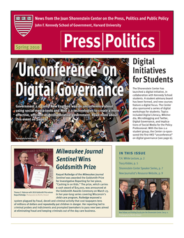Press|Politics Digital Initiatives ‘Unconference’ on for Students