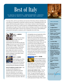 Best of Italy