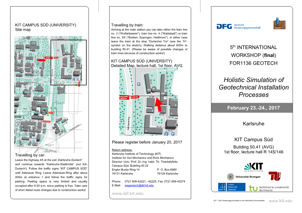 Holistic Simulation of Geotechnical Installation Processes