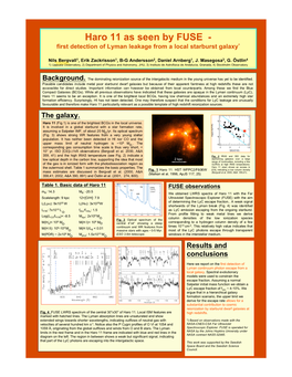 Haro 11 As Seen by FUSE - First Detection of Lyman Leakage from a Local Starburst Galaxy*