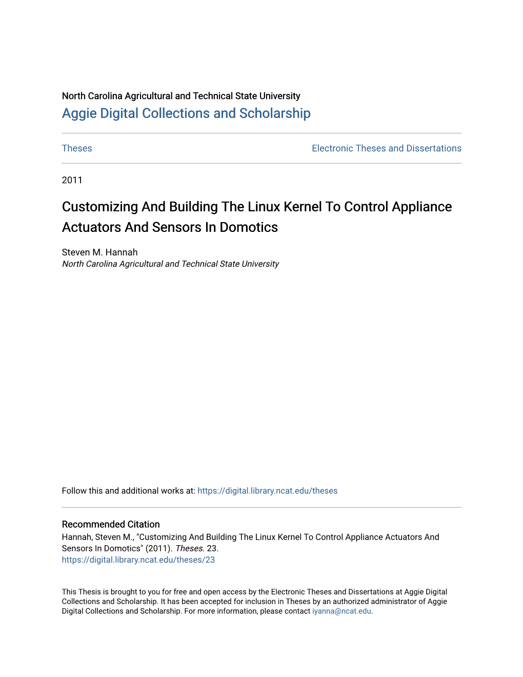 Customizing and Building the Linux Kernel to Control Appliance Actuators and Sensors in Domotics