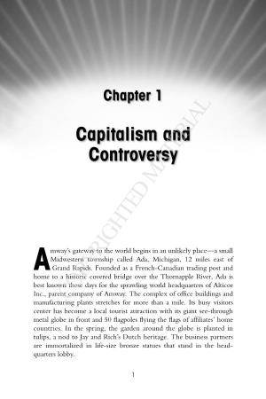 Chapter 1 Capitalism and Controversy