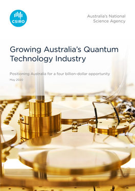 CSIRO Growing Australia's Quantum Technology Industry