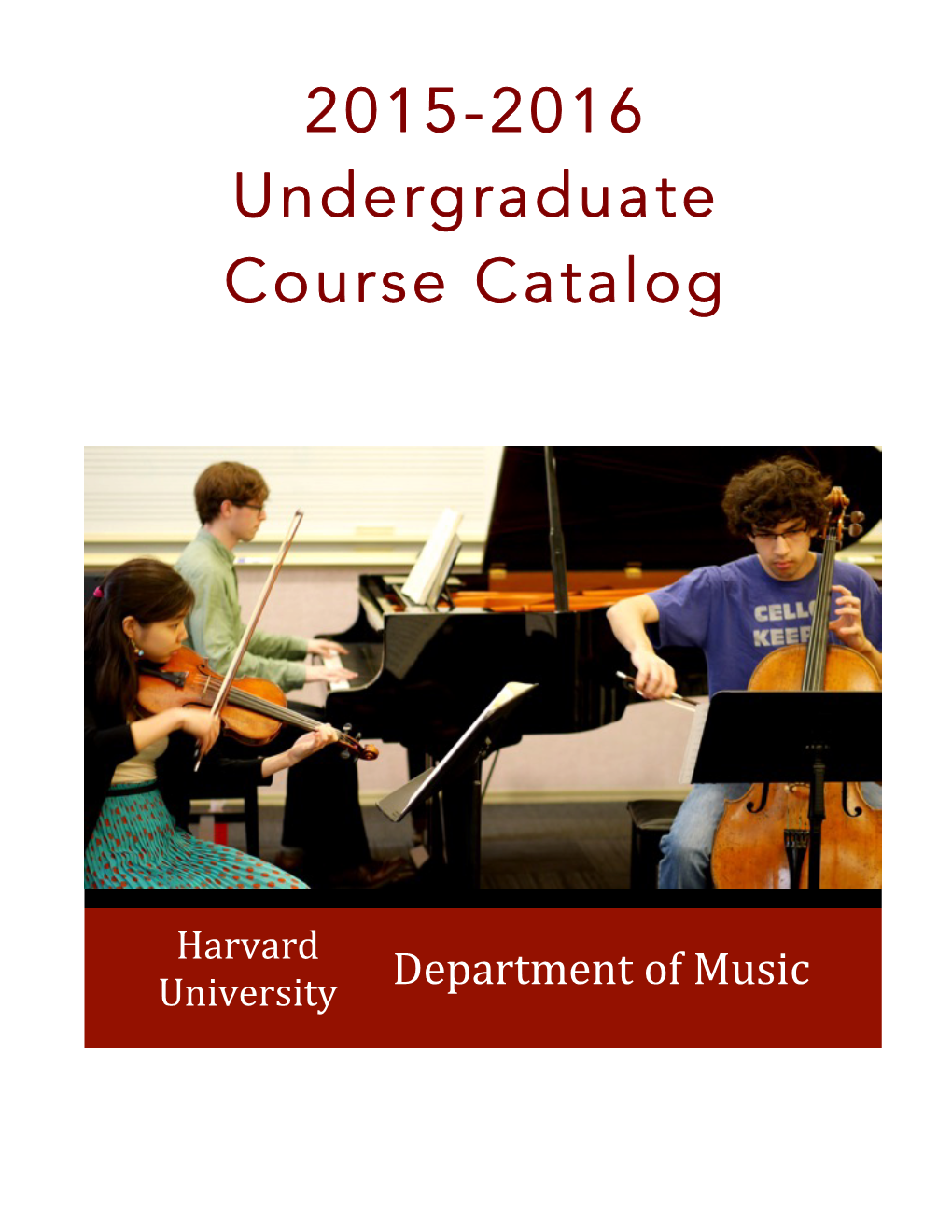 2015-2016 Undergraduate Course Catalog