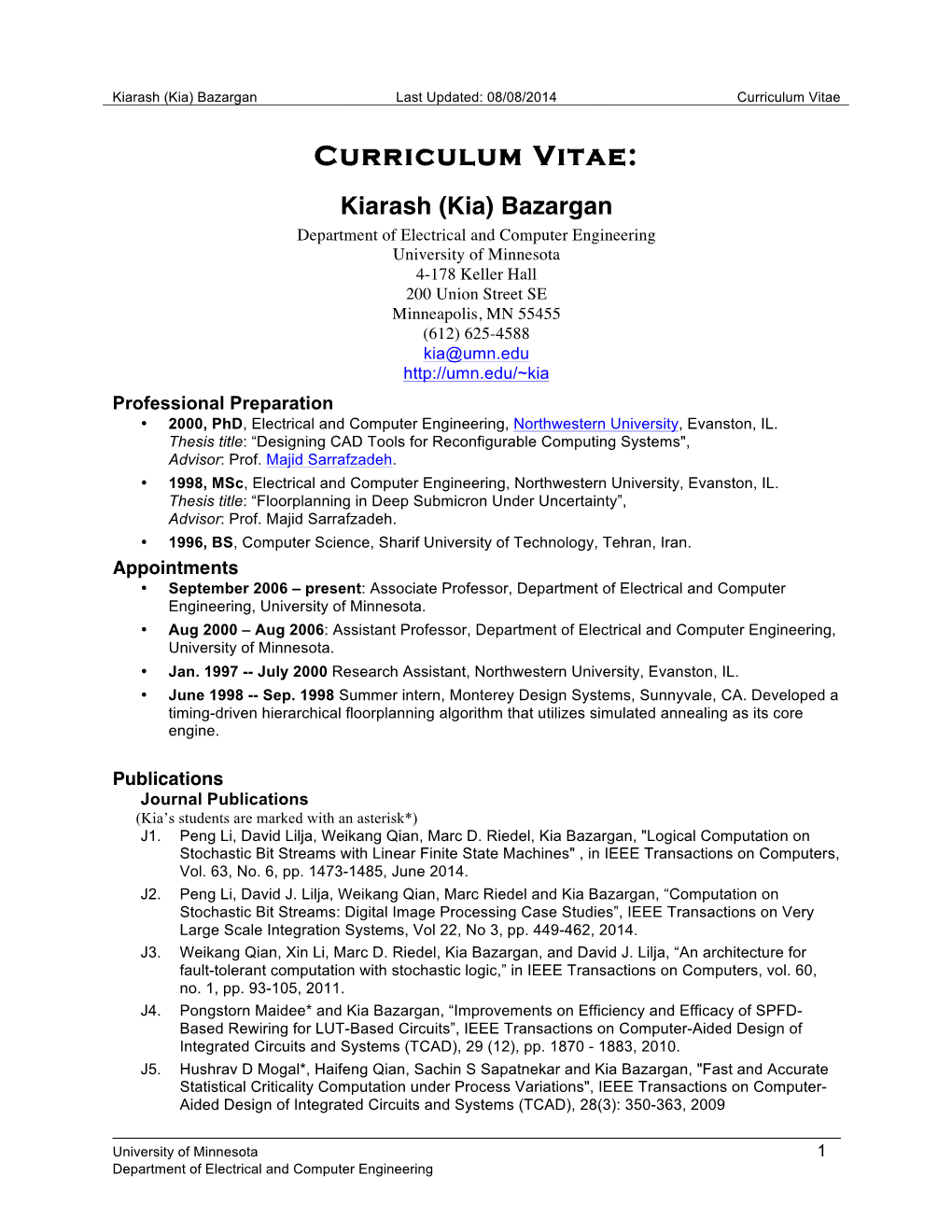 Curriculum Vitae