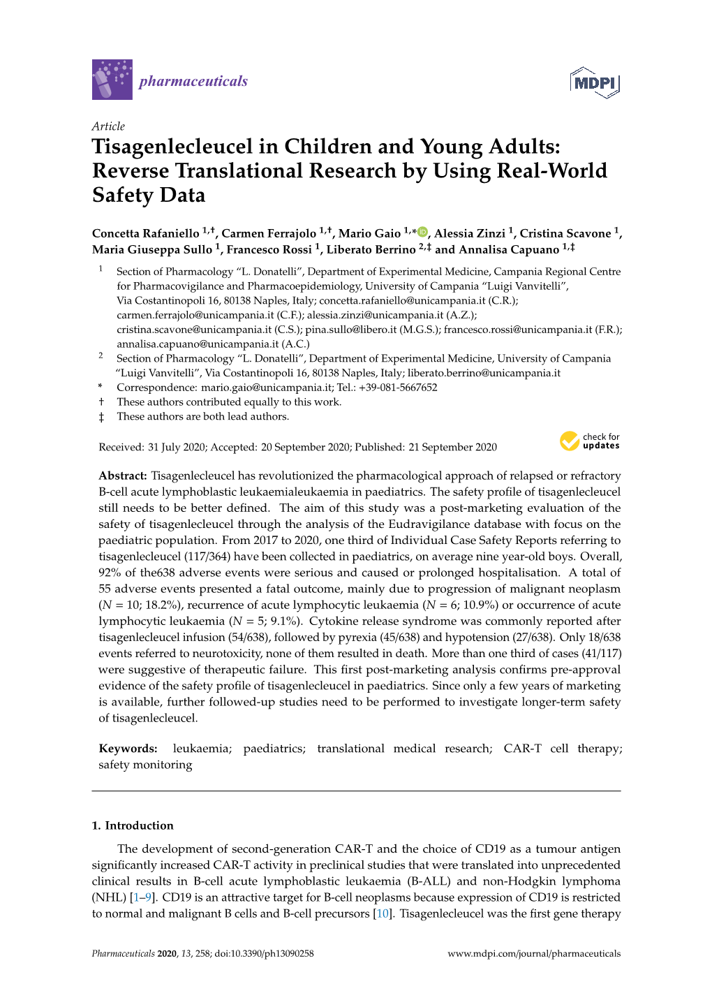 Tisagenlecleucel in Children and Young Adults: Reverse Translational Research by Using Real-World Safety Data