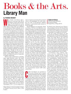 Library Man: on Claude Lévi-Strauss