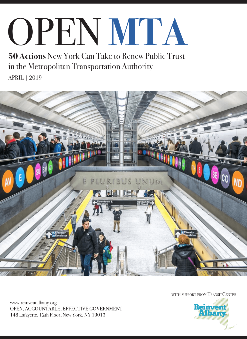 50 Actionsnew York Can Take to Renew Public Trust in The