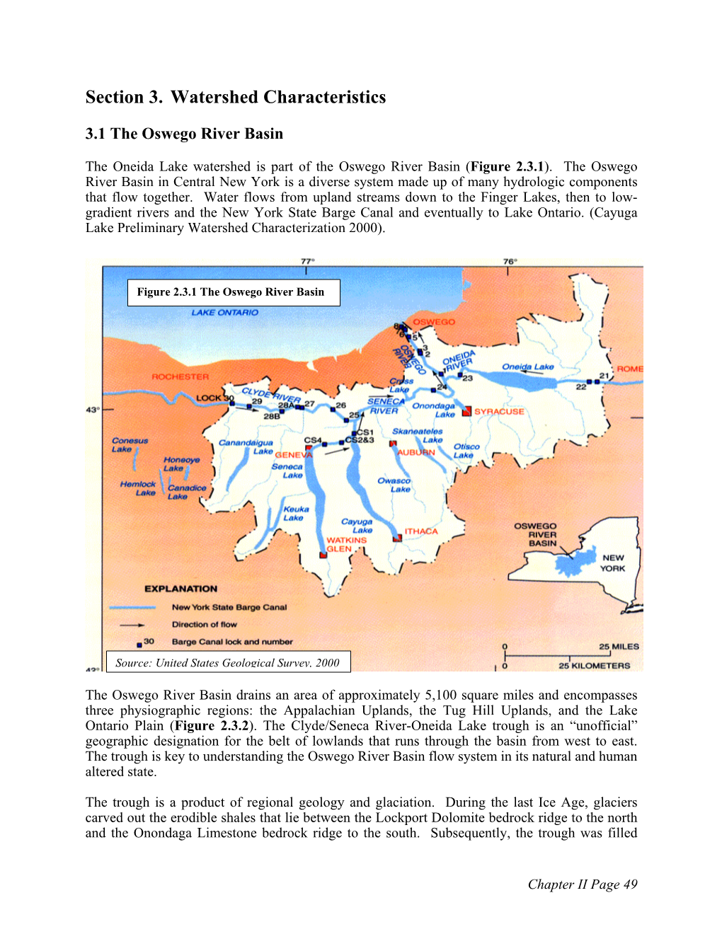 Section 3. Watershed Characteristics